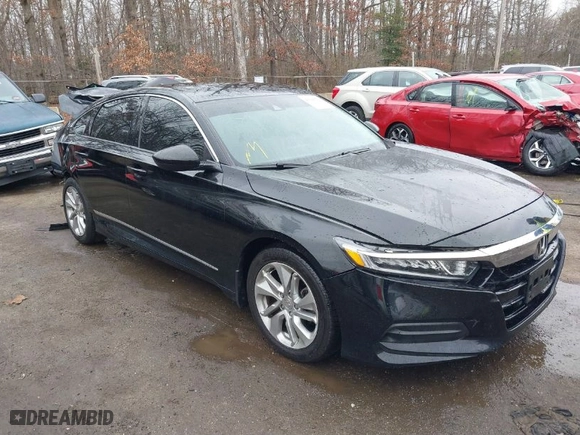 2018 Honda Accord Sedan LX 1.5T with VIN 1HGCV1F10JA182557, listed as a IAAI auction lot 41125636 with 114,760 mi miles. Bid and sale history available at carsss.com. Image 1.