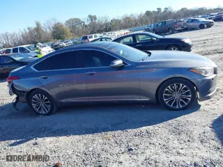 2015 Hyundai Genesis 3.8L with VIN KMHGN4JE4FU014997, listed as a IAAI auction lot 41166300 with 220,328 mi miles. Bid and sale history available at carsss.com. Image 13.