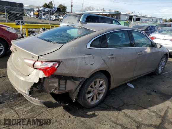 2022 Chevrolet Malibu LT with VIN 1G1ZD5ST0NF170422, listed as a Copart auction lot 42056155 with 33,116 mi miles and Salvage Title. Bid and sale history available at DreamBid. Image 3.
