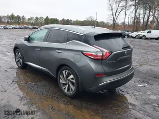 2015 Nissan Murano SV with VIN 5N1AZ2MH6FN258164, listed as a IAAI auction lot 41956754 with 84,614 mi miles. Bid and sale history available at carsss.com. Image 3.