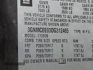 2013 Chevrolet Avalanche LS with VIN 3GNMCEE03DG312465, listed as a IAAI auction lot 42216267 with 102,483 mi miles and . Bid and sale history available at DreamBid. Image 9.