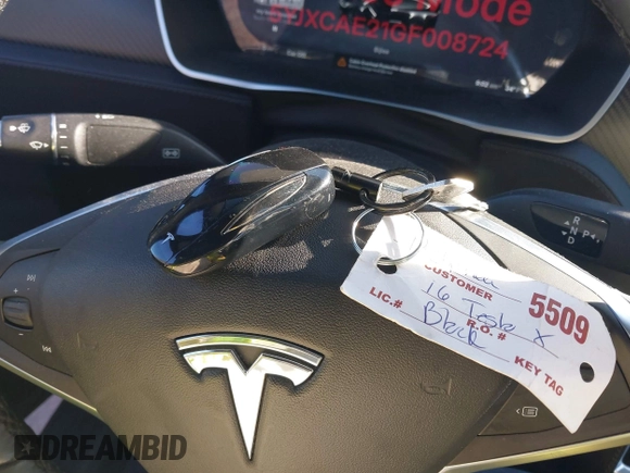 2016 Tesla Model X 70D z VIN 5YJXCAE21GF008724, wystawiony jako IAAI lot #41254897 z przebiegiem 56 140 mil mil oraz . Historia ofert i sprzedaży dostępna na DreamBid. Obrazek 11.
