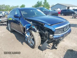 2016 Infiniti QX70 with VIN JN8CS1MW5GM750920, listed as a IAAI auction lot 42461404 with 145,116 mi miles and . Bid and sale history available at DreamBid. Image 1.