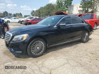 2015 Mercedes-Benz C 300 Luxury z VIN 55SWF4KB3FU009024, wystawiony jako Copart lot #59476615 z przebiegiem 93 609 mil mil oraz Czysty tytuł • Clean title. Historia ofert i sprzedaży dostępna na DreamBid. Obrazek 1.