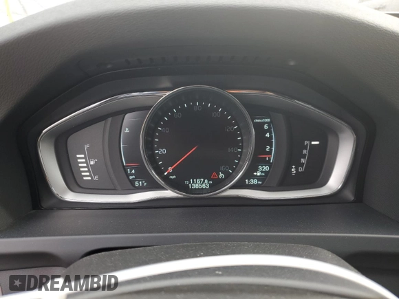 2015 Volvo V60 T5 Drive-E Premier with VIN YV140MEKXF1242830, listed as a Copart auction lot 83890754 with 138,563 mi miles and Salvage Title. Bid and sale history available at carsss.com. Image 9.
