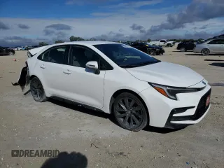 2023 Toyota Corolla Hybrid LE with VIN JTDBCMFE0PJ009313, listed as a Copart auction lot 46542735 with 74,526 mi miles and Non Repairable. Bid and sale history available at carsss.com. Image 4.