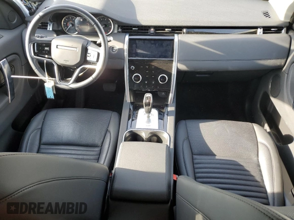 2023 Land Rover Discovery Sport S with VIN SALCJ2FX0PH321907, listed as a Copart auction lot 77419534 with 18,089 mi miles and Salvage Title. Bid and sale history available at carsss.com. Image 8.