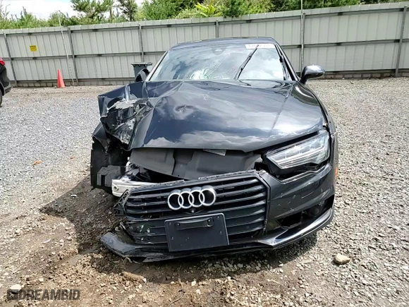 2017 Audi A7 Premium Plus with VIN WAUW2AFC9HN028869, listed as a Copart auction lot 67662504 with 67,397 mi miles and Salvage Title. Bid and sale history available at carsss.com. Image 12.