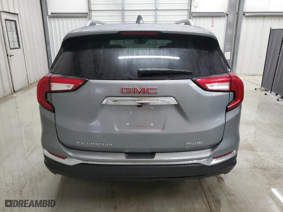 2024 GMC Terrain SLT with VIN 3GKALVEGXRL284918, listed as a Copart auction lot 50887635 with 8,304 mi miles and Clean Title. Bid and sale history available at carsss.com. Image 6.