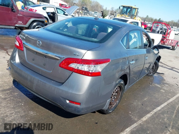 2015 Nissan Sentra SV with VIN 3N1AB7AP7FY237394, listed as a IAAI auction lot 41856164 with Not Provided miles and . Bid and sale history available at DreamBid. Image 4.