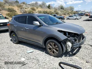 2014 Hyundai Santa Fe with VIN 5XYZU3LB2EG173692, listed as a Copart auction lot 62201975 with 127,787 mi miles and Clean title. Bid and sale history available at DreamBid. Image 4.