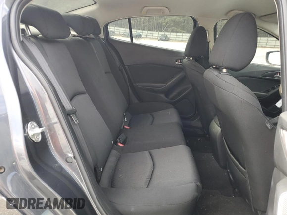 2015 Mazda 3 i SV with VIN JM1BM1T74F1226492, listed as a Copart auction lot 78924504 with 90,456 mi miles and Salvage Title. Bid and sale history available at DreamBid. Image 10.