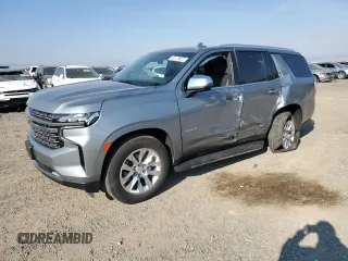 2023 Chevrolet Tahoe Premier with VIN 1GNSCSKDXPR341740, listed as a Copart auction lot 75955164 with 53,219 mi miles and Clean Title. Bid and sale history available at carsss.com. Image 1.