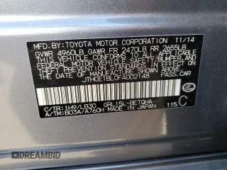 2015 Lexus GS 350 with VIN JTHCE1BL0FA002148, listed as a Copart auction lot 85296434 with 77,239 mi miles and Salvage Title. Bid and sale history available at DreamBid. Image 14.
