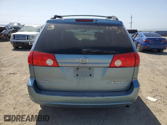 2008 Toyota Sienna CE with VIN 5TDZK23C18S119333, listed as a Copart auction lot 55500335 with 240,065 mi miles and Clean Title. Bid and sale history available at carsss.com. Image 6.