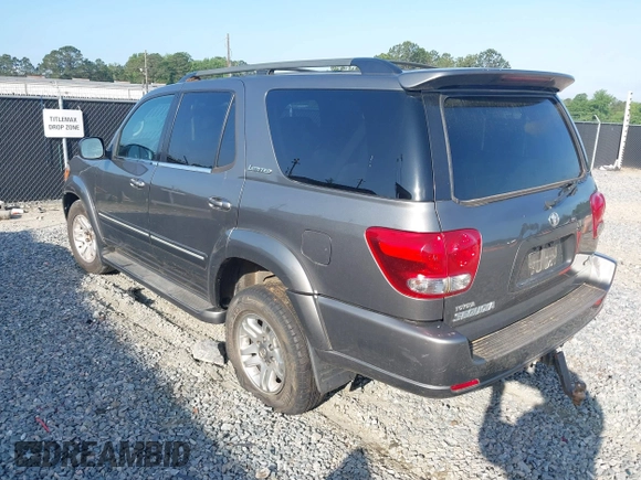 2005 Toyota Sequoia Limited with VIN 5TDZT38A05S248721, listed as a IAAI auction lot 42154610 with 155,469 mi miles and . Bid and sale history available at DreamBid. Image 3.