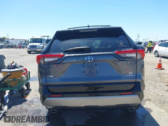 2022 Toyota RAV4 Hybrid SE with VIN 4T3T6RFV1NU068121, listed as a IAAI auction lot 42304467 with Not provided miles and . Bid and sale history available at DreamBid. Image 16.