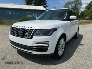 2019 Land Rover Range Rover HSE z VIN SALGS2SV0KA540872, wystawiony jako Copart lot #59046305 z przebiegiem 130 477 mil mil oraz Czysty tytuł • Clean title. Historia ofert i sprzedaży dostępna na DreamBid. Obrazek 2.