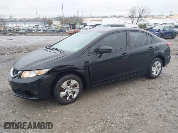 2014 Honda Civic Sedan LX with VIN 19XFB2F56EE233009, listed as a IAAI auction lot 41973133 with 119,402 mi miles. Bid and sale history available at carsss.com. Image 16.