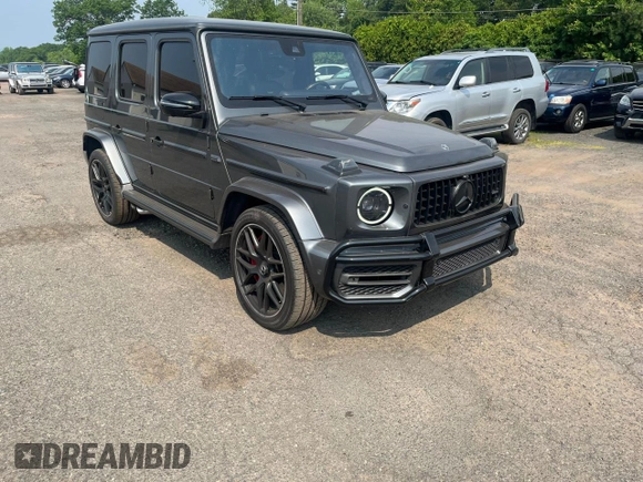 2020 Mercedes-Benz G 63 AMG with VIN WDCYC7HJ3LX334853, listed as a Copart auction lot 60224255 with 97,459 mi miles and Clean title. Bid and sale history available at DreamBid. Image 4.