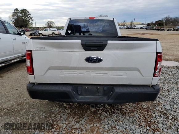 2018 Ford F-150 XL with VIN 1FTMF1CB3JKF66162, listed as a Copart auction lot 49882955 with 98,868 mi miles and Salvage Title. Bid and sale history available at carsss.com. Image 6.