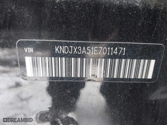 2014 Kia Soul ! with VIN KNDJX3A51E7011471, listed as a IAAI auction lot 41535197 with 65,424 mi miles. Bid and sale history available at carsss.com. Image 9.