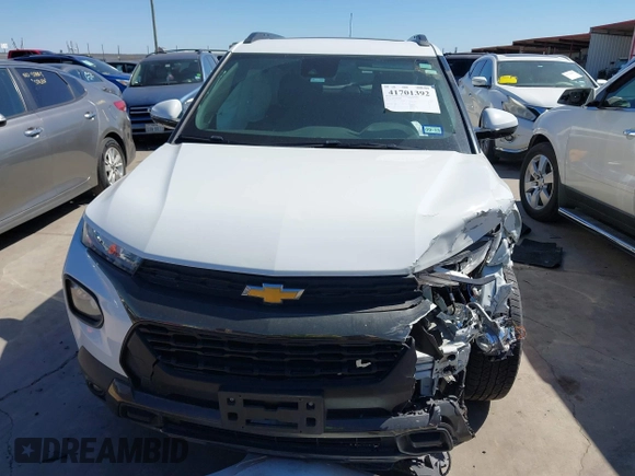 2022 Chevrolet TrailBlazer ACTIV with VIN KL79MVSL4NB146586, listed as a IAAI auction lot 41701392 with 18,662 mi miles. Bid and sale history available at carsss.com. Image 12.