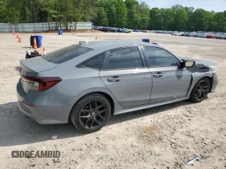 2025 Honda Civic Sport with VIN 2HGFE2F52SH506035, listed as a Copart auction lot 54035805 with 11,141 mi miles and Salvage title. Bid and sale history available at DreamBid. Image 3.