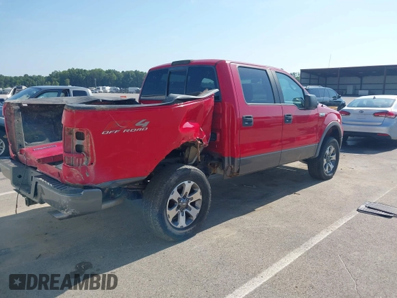 2004 Ford F-150 XLT z VIN 1FTPW14544KB56495, wystawiony jako IAAI lot #42574864 z przebiegiem 237 708 mil mil oraz . Historia ofert i sprzedaży dostępna na DreamBid. Obrazek 4.