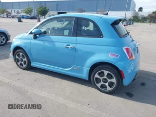 2017 FIAT 500e with VIN 3C3CFFGE9HT600549, listed as a IAAI auction lot 41616359 with 41,880 mi miles. Bid and sale history available at carsss.com. Image 3.