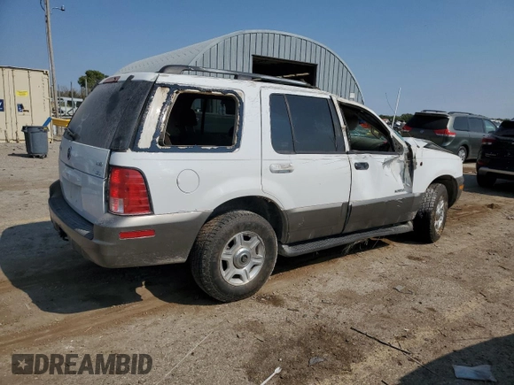 2002 Mercury Mountaineer z VIN 4M2ZU86E32ZJ27444, wystawiony jako Copart lot #75109744 z przebiegiem 194 298 mil mil oraz Szkody całkowita. Historia ofert i sprzedaży dostępna na DreamBid. Obrazek 3.