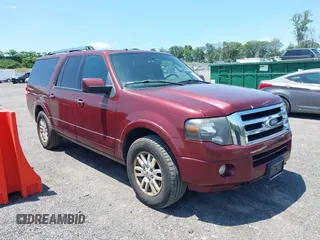 2012 Ford Expedition Max Limited z VIN 1FMJK2A57CEF34782, wystawiony jako IAAI lot #42364292 z przebiegiem 276 614 mil mil oraz . Historia ofert i sprzedaży dostępna na DreamBid. Obrazek 1.