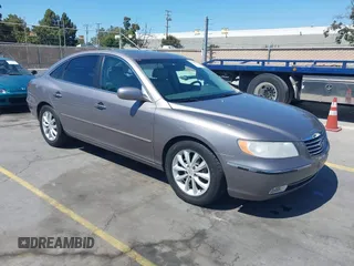 2007 Hyundai Azera SE with VIN KMHFC46F37A178442, listed as a IAAI auction lot 42850282 with 136,220 mi miles and . Bid and sale history available at DreamBid. Image 1.