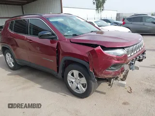 2022 Jeep Compass Latitude with VIN 3C4NJCBB6NT149512, listed as a IAAI auction lot 42571291 with 66,021 mi miles and . Bid and sale history available at DreamBid. Image 1.
