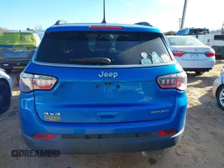 2020 Jeep Compass Sport with VIN 3C4NJDABXLT156953, listed as a IAAI auction lot 41443366 with 52,452 mi miles. Bid and sale history available at carsss.com. Image 16.