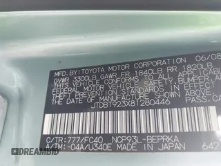 2008 Toyota Yaris с VIN JTDBT923X81280446, выставлен на аукционе IAAI как лот 42267007 с пробегом 127 013 миль миль и . История ставок и продаж доступна на DreamBid. Изображение 9.