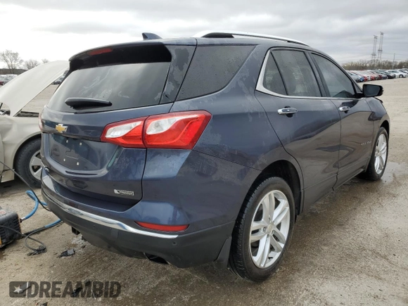 2018 Chevrolet Equinox Premier with VIN 3GNAXNEX8JS511783, listed as a Copart auction lot 51226085 with 167,938 mi miles and Salvage Title. Bid and sale history available at carsss.com. Image 3.