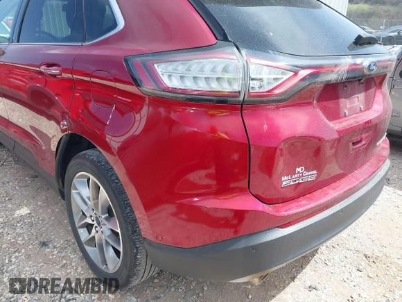 2017 Ford Edge Titanium z VIN 2FMPK4K85HBB14729, wystawiony jako IAAI lot #41846242 z przebiegiem 129 280 mil mil oraz . Historia ofert i sprzedaży dostępna na DreamBid. Obrazek 6.