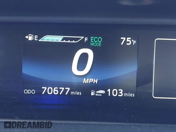 2019 Toyota Mirai with VIN JTDBVRBD4KA006749, listed as a IAAI auction lot 42287199 with 70,677 mi miles and . Bid and sale history available at DreamBid. Image 16.
