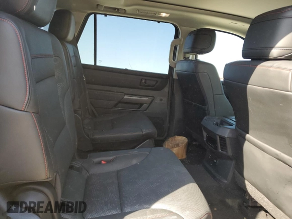 2023 Toyota Sequoia SR5 with VIN 7SVAAABA3PX018996, listed as a Copart auction lot 75094134 with 13,285 mi miles and Salvage Title. Bid and sale history available at carsss.com. Image 12.