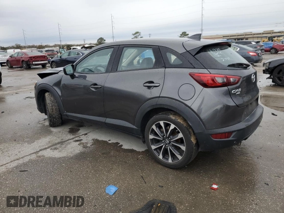 2019 Mazda CX-3 Touring with VIN JM1DKFC73K0412441, listed as a Copart auction lot 89316845 with 56,312 mi miles and Salvage Title. Bid and sale history available at carsss.com. Image 2.