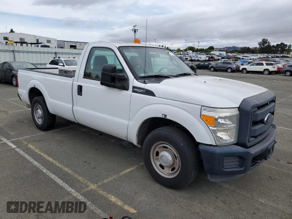 2013 Ford F-250 XL with VIN 1FTBF2A60DEB82054, listed as a Copart auction lot 50368074 with 34,182 mi miles and Clean Title. Bid and sale history available at DreamBid. Image 4.