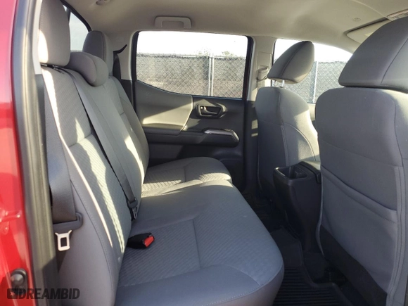 2023 Toyota Tacoma 2WD SR5 with VIN 3TMAZ5CN3PM213725, listed as a Copart auction lot 48458335 with 6,504 mi miles and Salvage Title. Bid and sale history available at carsss.com. Image 10.