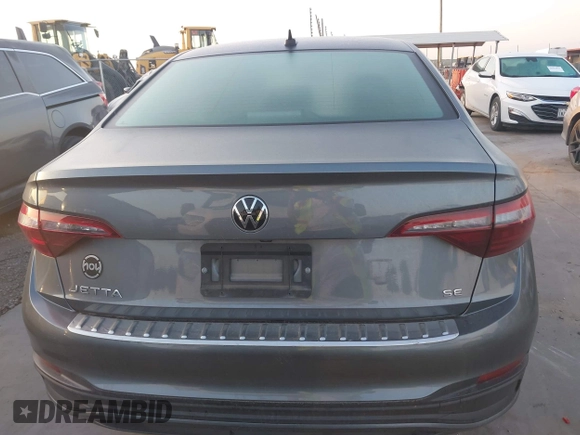 2023 Volkswagen Jetta SE with VIN 3VW7M7BUXPM012396, listed as a IAAI auction lot 42073638 with 24,593 mi miles and . Bid and sale history available at DreamBid. Image 16.