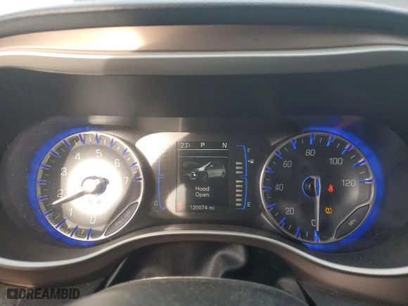 2017 Chrysler Pacifica Touring-L with VIN 2C4RC1BG8HR542267, listed as a Copart auction lot 45629855 with 120,074 mi miles and Salvage Title. Bid and sale history available at carsss.com. Image 9.
