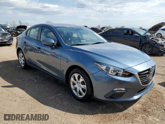 2016 Mazda 3 i Sport with VIN 3MZBM1T73GM321658, listed as a Copart auction lot 54063975 with 117,195 mi miles and Salvage Title. Bid and sale history available at DreamBid. Image 4.