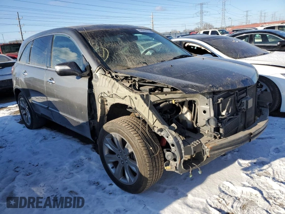 2012 Acura MDX Advance with VIN 2HNYD2H88CH501628, listed as a Copart auction lot 88080915 with 165,849 mi miles and Clean Title. Bid and sale history available at DreamBid. Image 4.
