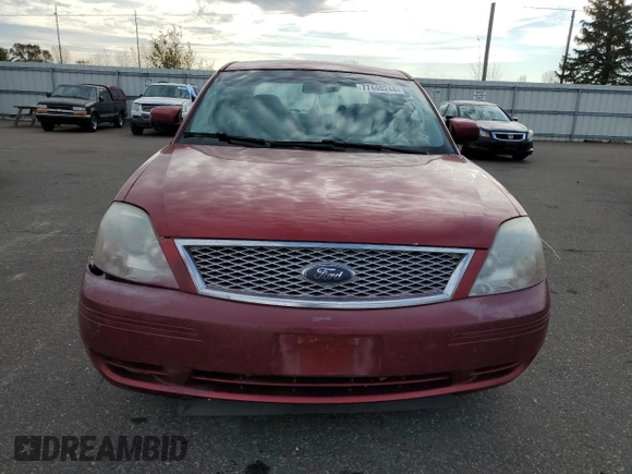 2007 Ford Five Hundred SEL with VIN 1FAHP24127G159090, listed as a Copart auction lot 77440244 with 0 mi miles and Salvage Title. Bid and sale history available at carsss.com. Image 5.