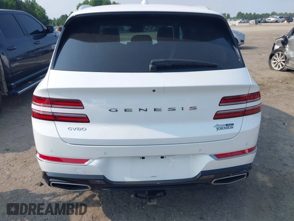 2022 Genesis GV80 with VIN KMUHCESC6NU084725, listed as a IAAI auction lot 42423446 with 66,562 mi miles and . Bid and sale history available at DreamBid. Image 17.