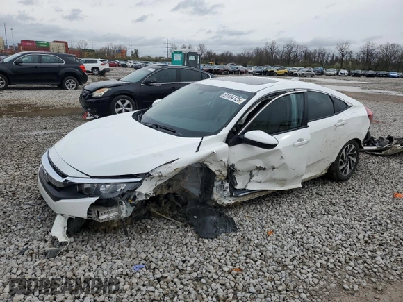 2017 Honda Civic Sedan EX with VIN 19XFC2F72HE061516, listed as a Copart auction lot 51434125 with 67,400 mi miles and Salvage Title. Bid and sale history available at carsss.com. Image 1.